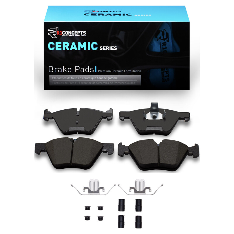 BMW 325I Brake Pads - Front - R1 Concepts - R1 Ceramic - `06-`16